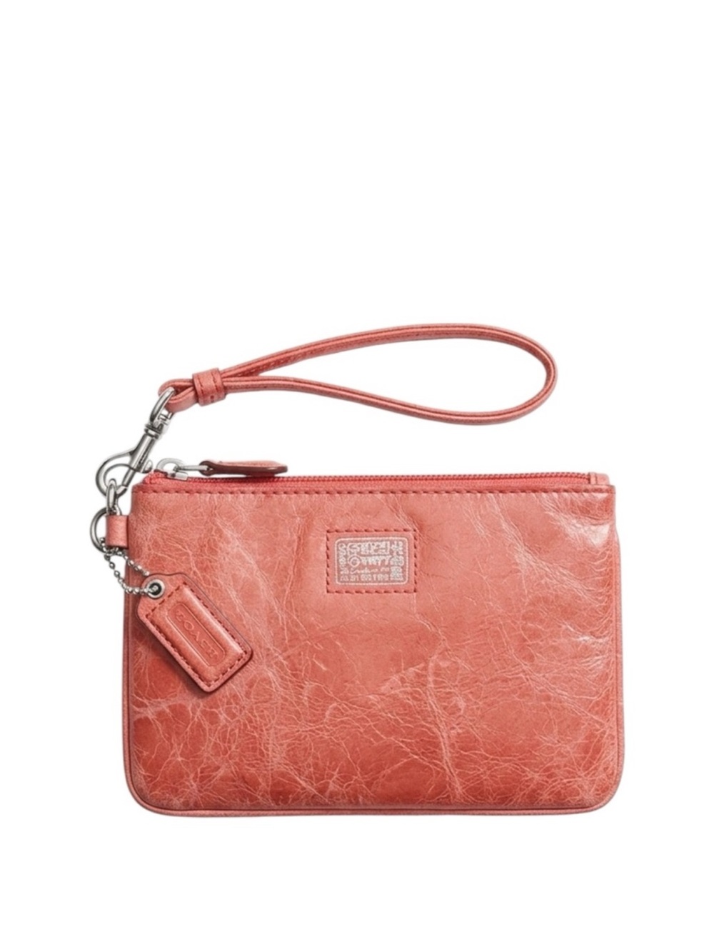 Coach Poppy Leather Wristlet